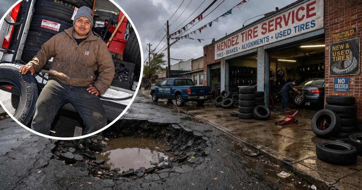 Brooklyn Mechanic Makes $2,200 a Night From One Pothole
