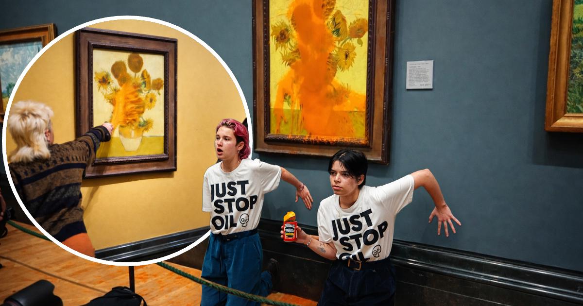 Van Gogh Soup Protesters Sentenced to Prison, Critics Are Enraged